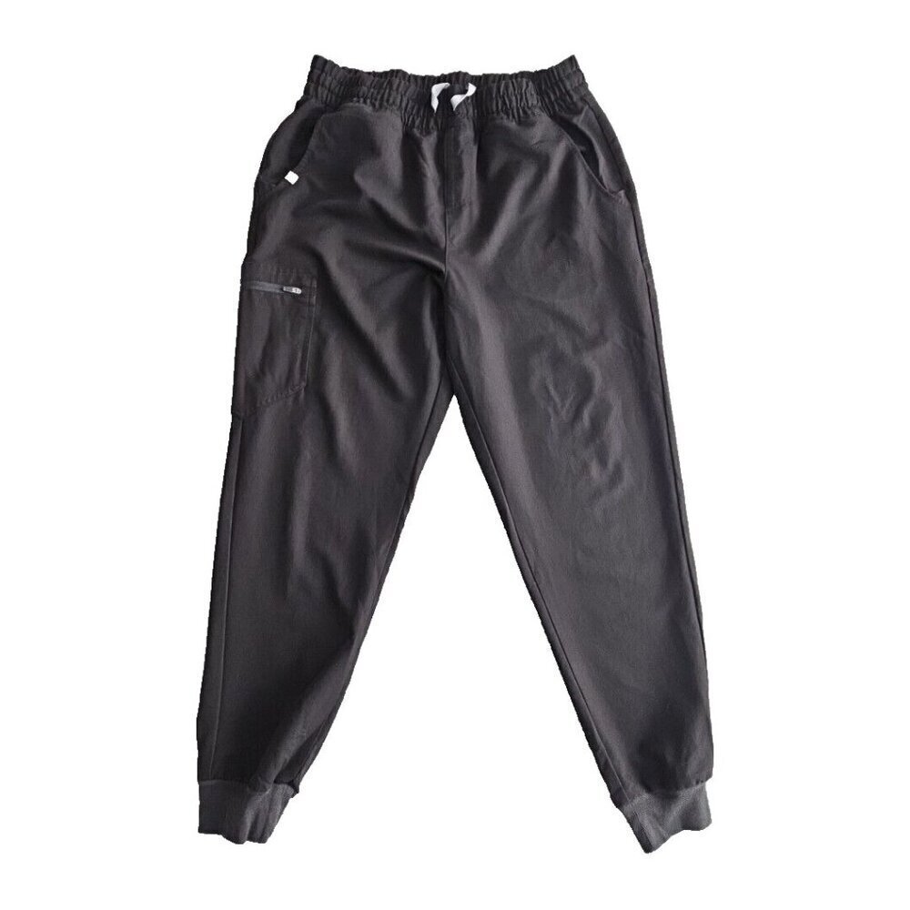 Figs➕ SCRUBS Women's Size 20W (W30xL28) Black‎ Elastic Drawstring Waist & Leg